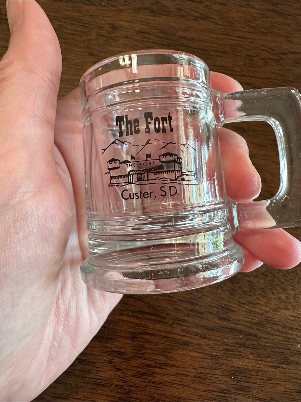 Souvenir Vintage Mini Mug Shot Glass

 The Fort Custer, South Dakota